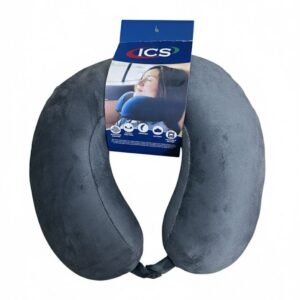 ICS Premium Neck Pillow Memory Foam (Grey)