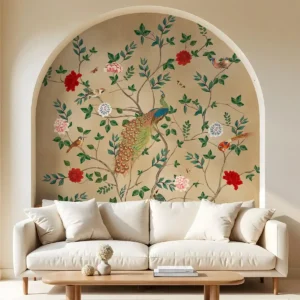 Design Customised Wallpaper for Rooms, Beige